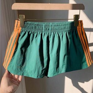 Green and Orange Women's Shorts